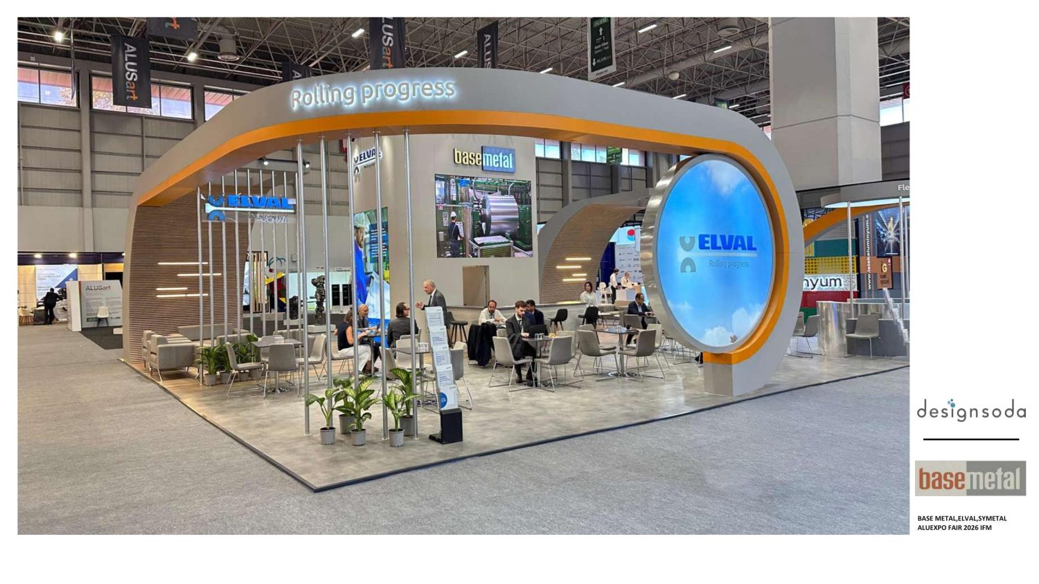 Base Metal, Elval, Symetal fuar standı - Aluexpo 2026 sergi alanı